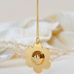Bola de grossesse p�querette cha�ne (or jaune 18 carats)