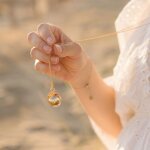 Bola de grossesse gri - gri arbre de vie cha�ne (or jaune 18 carats)