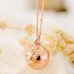 Bola de grossesse gri - gri arbre de vie cha�ne (or rose)