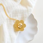 Bola de grossesse p�querette cha�ne (or jaune 18 carats)
