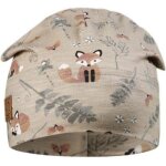Bonnet d'automne en coton nordic woodland (6 - 12 mois)
