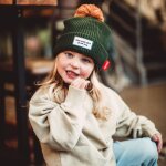 Bonnet color block forest (2 - 5 ans)