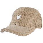 Casquette love enfant beige