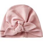 Bonnet de naissance nou� rose th�