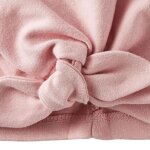 Bonnet de naissance nou� rose th�