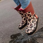 Bottes de pluie l�opard (pointure 24)
