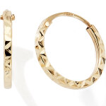 Cr�oles cisel�es 10 mm (or jaune 375�)