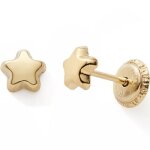 Boucles d'oreilles etoile (or jaune 375)