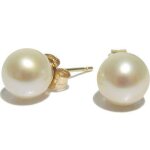 Boucles d'oreilles perles de culture 4, 5 mm (or jaune 375°) Boucles d'oreilles perles de culture 4, 5 mm (or jaune 375°)