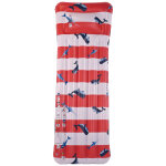 Matelas aquatique baleine rouge et blanc