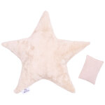 Bouillotte �toile bambou et gaze de coton biscuit