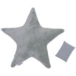 Bouillotte �toile bambou et gaze de coton vert de gris