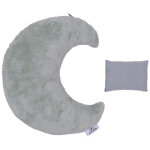 Bouillotte lune bambou et gaze de coton vert de gris