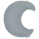 Bouillotte lune bambou et gaze de coton vert de gris