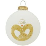 Boule de noël bretzel noël gourmand (personnalisable) Boule de noël bretzel noël gourmand (personnalisable)