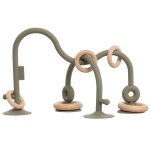 Labyrinthe � perles en silicone urban green