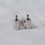 Boutons de manchette mon petit poids personnalisable (laiton)