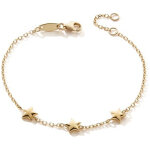 Bracelet 3 etoiles (or jaune 375�)