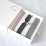 Coffret bracelets mon petit poids vert (personnalisable)