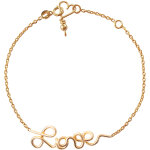 Bracelet cha�ne mon petit love goldfilled jaune