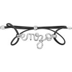 Bracelet cordon coton ciré prénom argent (personnalisable) Bracelet cordon coton ciré prénom argent (personnalisable)