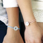 Bracelet cordon enfant kids m�daille (argent 925�)