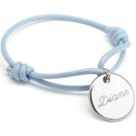Bracelet cordon enfant kids mdaille (argent 925)