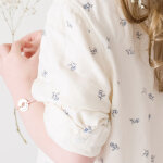 Bracelet cordon enfant mini jeton colombe (argent 925�)