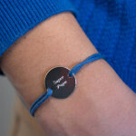 Bracelet cordon homme le chic personnalisable (argent 925�)