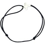 Bracelet cordon mon petit notre dame argent (personnalisable)
