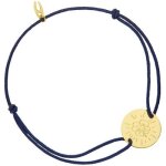 Bracelet cordon trfle personnalisable (or jaune 18 carats)