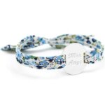 Bracelet liberty ruban maman family personnalisable (argent 925)