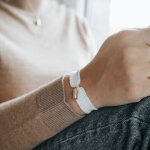 Bracelet mon petit poids en plaqu� or jaune (personnalisable)