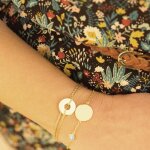 Bracelet po�me (plaqu� or jaune)
