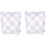 Brassards de natation echecs beige (0 - 2 ans)