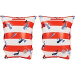 Brassards de natation baleine rouge - blanc (2 - 6 ans)
