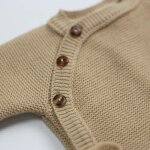 Brassi�re en maille caramel (0 - 1 mois)