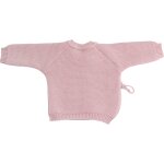 Brassi�re en maille rose (0 - 1 mois)