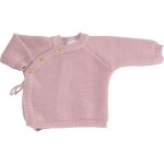 Brassire en tricot rose (0 - 1 mois)