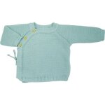 Brassire en tricot vert sauge (0 - 1 mois)