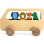 Bus en bois animaux