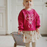 Caddie � roulette pour poup�e fleur rosier