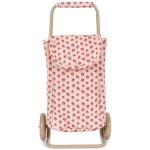 Caddie � roulette pour poup�e rosie rose