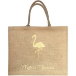 Sac cabas nounou flamant (personnalisable)