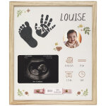 Cadre maternit� � empreintes (28x33 cm)