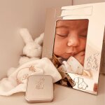 Cadre de naissance m�tal argent� kassandra (personnalisable)