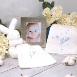 Cadre de naissance m�tal argent� (personnalisable)