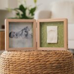 Cadre photo empreintes double olive tree