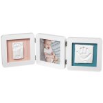 Cadre photo empreinte my baby touch double blanc