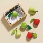 Cagette de pommes et poires du march� en bois fsc
